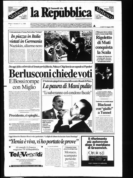 Il lunedì de La repubblica